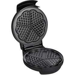 Severin WA 2103 Waffeleisen mit manueller Temperatureinstellung Edelstahl (gebürstet), Schwarz