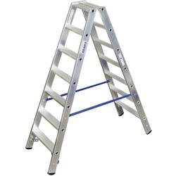 KRAUSE, KRAUSE® Stufen-r, 2-seitig begehbar, hochfest gebördelt aus Aluminium, Standhöhe 1,40 m