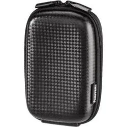 hama 00023139 Kameratasche Hardcase Carbon Style, 6,5 x 3 x 10,5 cm innen, Schwarz