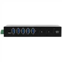 undefined, Exsys USB-Hub Industrial USB 3.2 Gen 2 x 1 Hub 7-Port