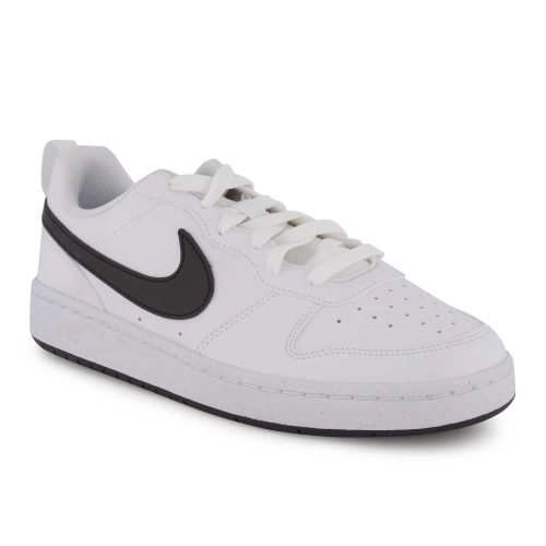 Nike, Nike Court Borough Recraft Sneaker - White + Black EU38.5 Kids