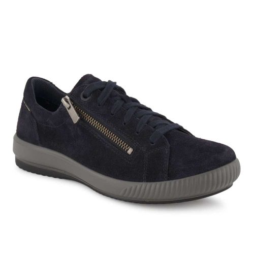 Legero, Legero Halbschuh für Damen aus Veloursleder marine-schwarz