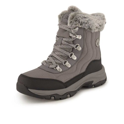 Skechers, Skechers Schnürstiefel für Damen grau