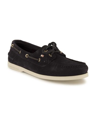 Tommy Hilfiger, Tommy hilfiger HILFIGER SUEDE BOAT SHOE-38 38