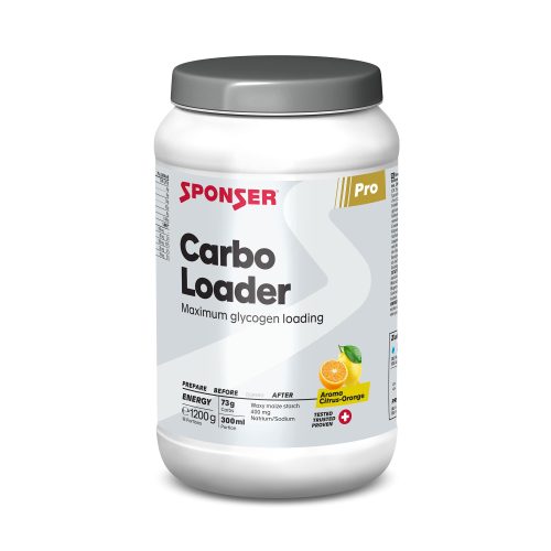 SPONSER, Sponser Carbo Loader Pulver Citrus Orange (1200g)