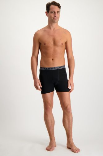 Icebreaker, ICEBREAKER Herren Boxershorts Merino Anatomica schwarz | L