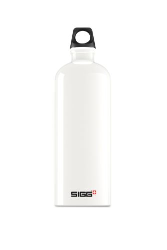 Sigg Traveller 1000 ml Trinkflasche Weiss, Herren, Größe: ONE SIZE