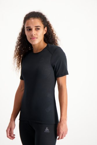 Odlo, Odlo Active Warm Base Layer T-Shirt für Damen - Wandern, Ski & Snow - schwarz, M