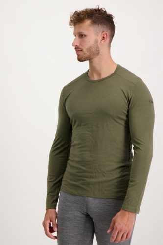 icebreaker Merino 200 Oasis Herren Thermo Longsleeve Grün, Herren, Größe: XXL
