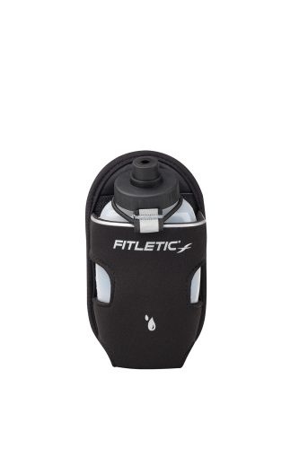Fitletic Extra Mile 250 ml Trinkflasche + Halterung Schwarz, Herren, Größe: ONE SIZE