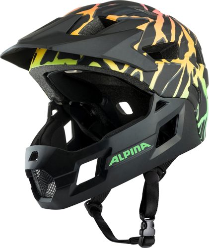 Alpina, ALPINA Kinder Fullface MTB-Helm Rupi schwarz