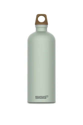 Sigg, Sigg Traveller MyPlanet Repeat Plain 1.0 L Trinkflasche – Trinkflasche/Thermosflasche/Shaker – grün