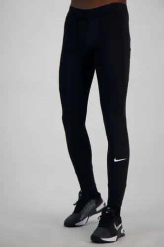 Nike Pro Warm Herren Tight Schwarz, Herren, Größe: L