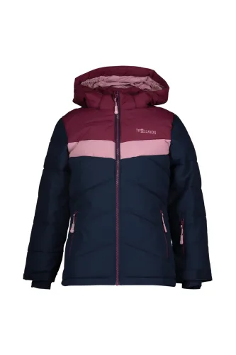 Trollkids Gryllefjord Mädchen Winterjacke Blau, , Größe: 128