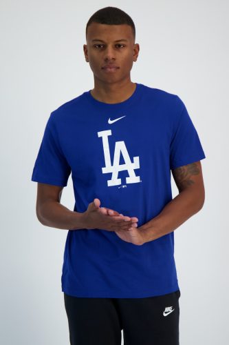 Nike Los Angeles Dodgers Large Logo Herren T-Shirt Blau, Herren, Größe: L