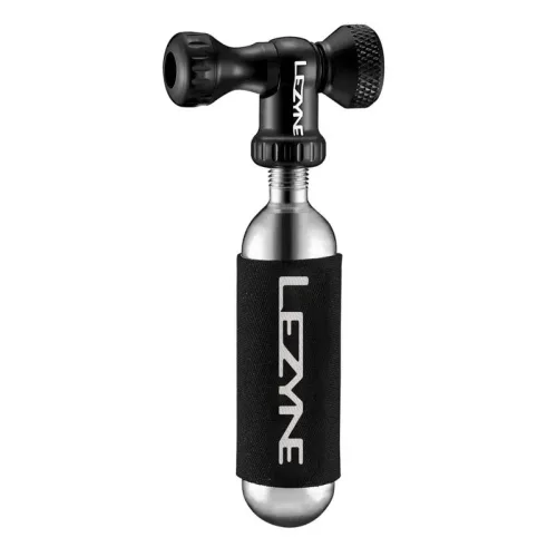 Lezyne Control Drive CO2 Adapter + 16 g Patrone Schwarz, Herren, Größe: ONE SIZE