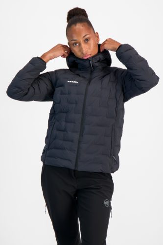 MAMMUT Sender Hooded Damen Outdoorjacke Schwarz, Damen, Größe: L