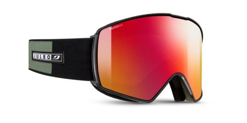 Julbo, Julbo Skibrille Launcher - grün / schwarz, spectron 3, rot