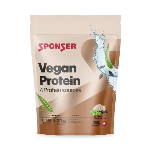 SPONSER, SPONSER Vegan Protein Chocolate (480g)