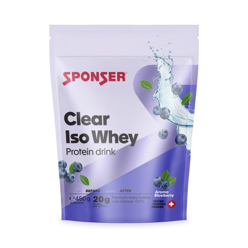 SPONSER, Sponser Getränkepulver Clear Iso Whey Blueberry (450g)