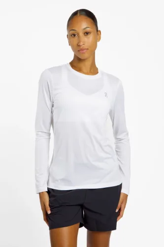 ON Core Long-T Damen Longsleeve Weiss, Damen, Größe: XS