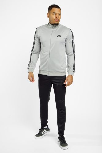Adidas Sportswear, adidas Sportswear Trainingsanzug "3-STREIFEN FRENCH TERRY" 2 Stk. zweiteiliges Set, aus French-Terry-Material, mit Rippdetails