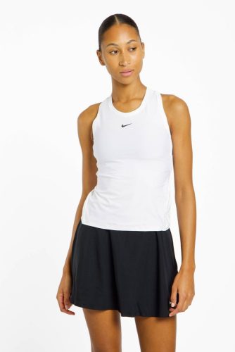 Nike Victory Dri-FIT Damen Tennisshirt Weiss, Damen, Größe: L