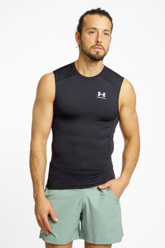 Under Armour, UNDER ARMOUR Herren Fitnesstank HeatGear® Armour schwarz | M