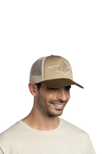 Buff Trucker Cap Beige, Herren, Größe: ONE SIZE