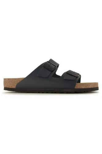 Birkenstock Arizona Natural Leather Regular Fit Herren Slipper Blau, Herren, Größe: 42