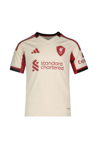 adidas Liverpool FC Away Replica Kinder Fussballtrikot 25/26 Weiss, , Größe: 140