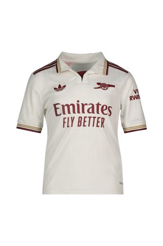 adidas FC Arsenal 3rd Replica Kinder Fussballtrikot 25/26 Weiss, , Größe: 140