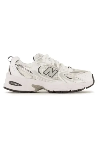 New Balance, New Balance GR530 Core Sneaker - White + Silver EU35.5 Kids
