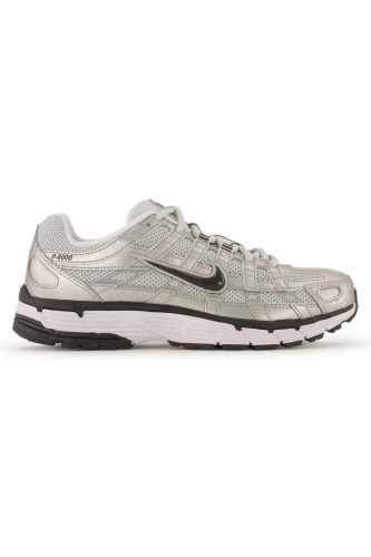 Nike, Nike P-6000 Sneaker - White + Black + Metallic Silver EU40.5 Damen