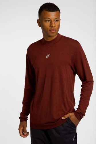 ASICS Road Winter Seamless Herren Longsleeve Rot, Herren, Größe: XL