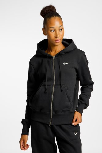 Nike, Nike Phoenix Fleece Kapuzensweatjacke - Black M Damen