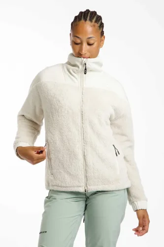 Oakley Mountain Fire Sherpa Damen Midlayer Weiss, Damen, Größe: XL