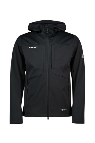 MAMMUT, MAMMUT Herren Softshell Jacke Ultimate VIII Hoodie schwarz | L