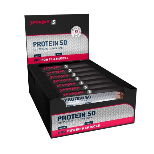 SPONSER, Sponser Proteinriegel 50 Chocolate (25x50g)