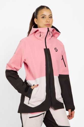 SCOTT Vertic Ripstop 3L Damen Freeridejacke Rosa, Damen, Größe: S