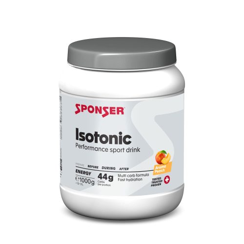Sponser Isotonic Peach 1000 g Getränkepulver Weiss, Herren, Größe: 0