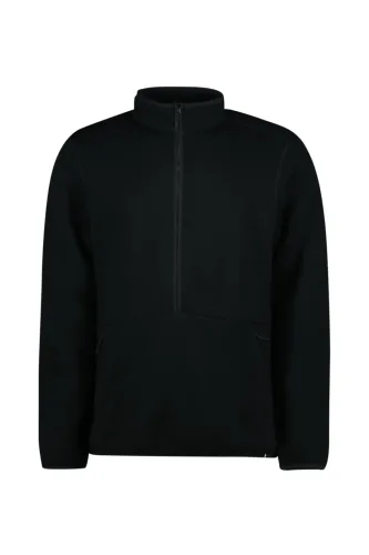 Odlo, Odlo Wool Mid Layer Half-Zip für Kinder - Wandern, Ski & Snow - schwarz, XS/S