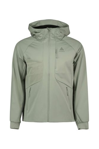 Odlo, Odlo Zeroweight Windproof X Warm Langlaufjacke für Herren - Skilanglauf - grün, M