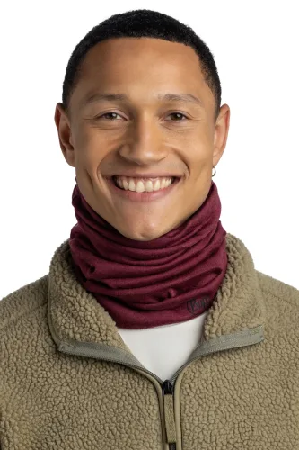 Buff Merino Midweight Neckwarmer Rot, Herren, Größe: ONE SIZE