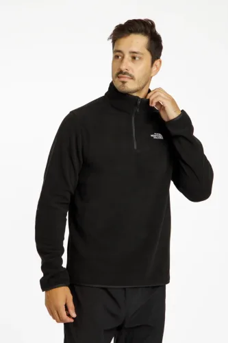 The North Face, The North Face Glacier Fleece Sweater - Black M Herren