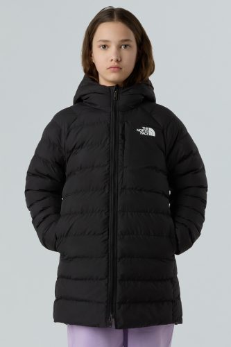 The North Face, The North Face Perrito Puffer Wendeparka - Black + Dark Grey XL Kids