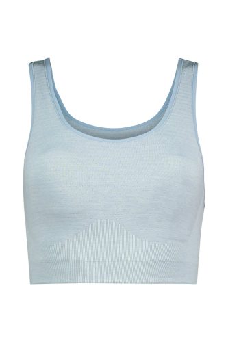 Odlo, Odlo Seamless Medium - Padded Sport BH für Damen - Training, Radsport - blau, M