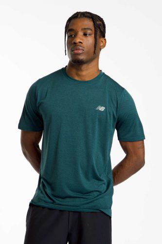 New Balance, New Balance New Balance NB Athletics Run T-Shirt Herren, grün, Grösse: M Regular Fit Herren, grün, Grösse: M