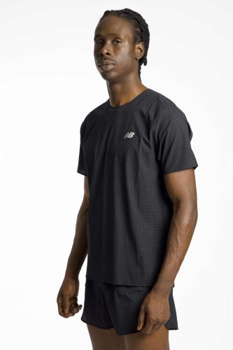 New Balance, New Balance New Balance Race Day Ultra Light T-Shirt Herren, schwarz, Grösse: L Regular Fit Herren, schwarz, Grösse: L