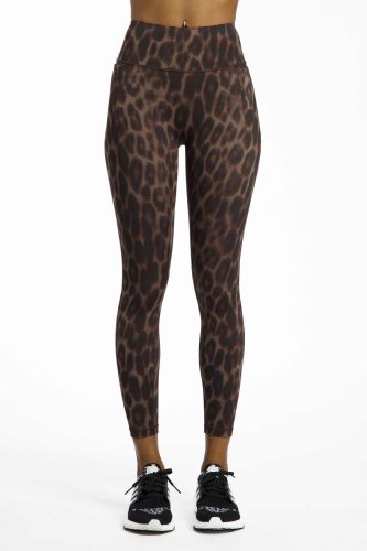 Adidas, adidas Damen Optime Power Leopard 7/8 Tights